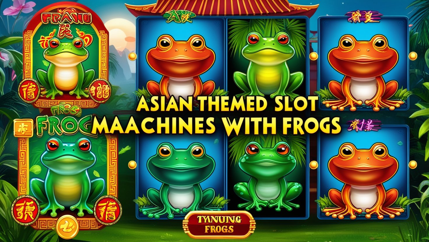 Asian themed slot Machines with frogs